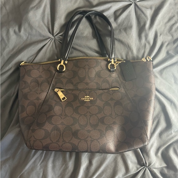 Coach Handbags - Coach Prairie satchel in signature canvas